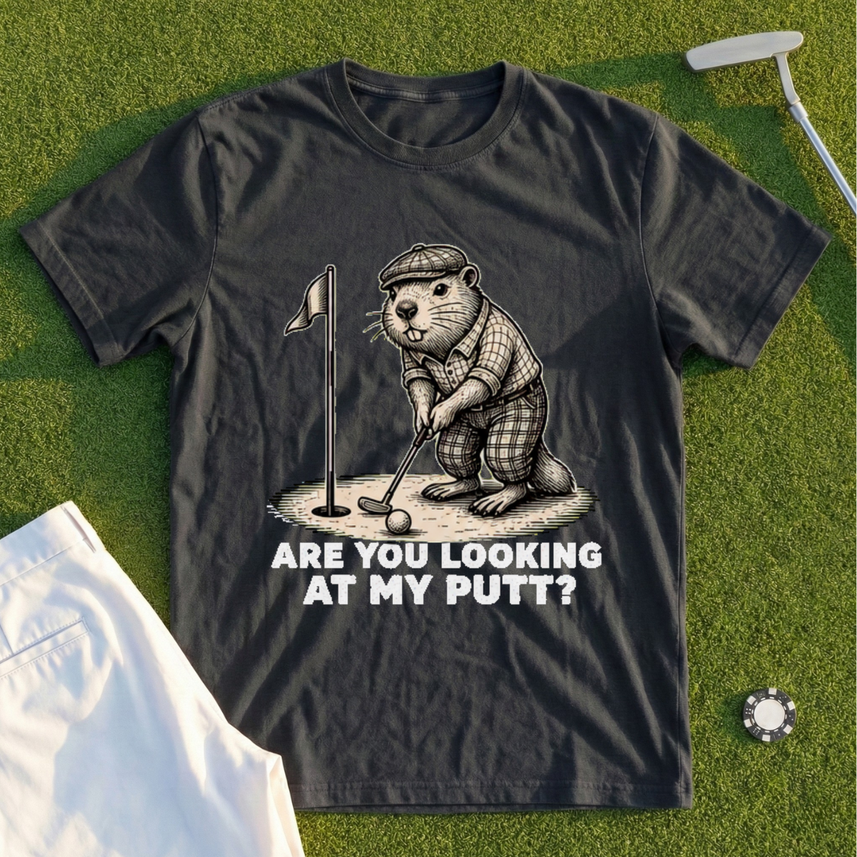 Looking at My Putt Tee