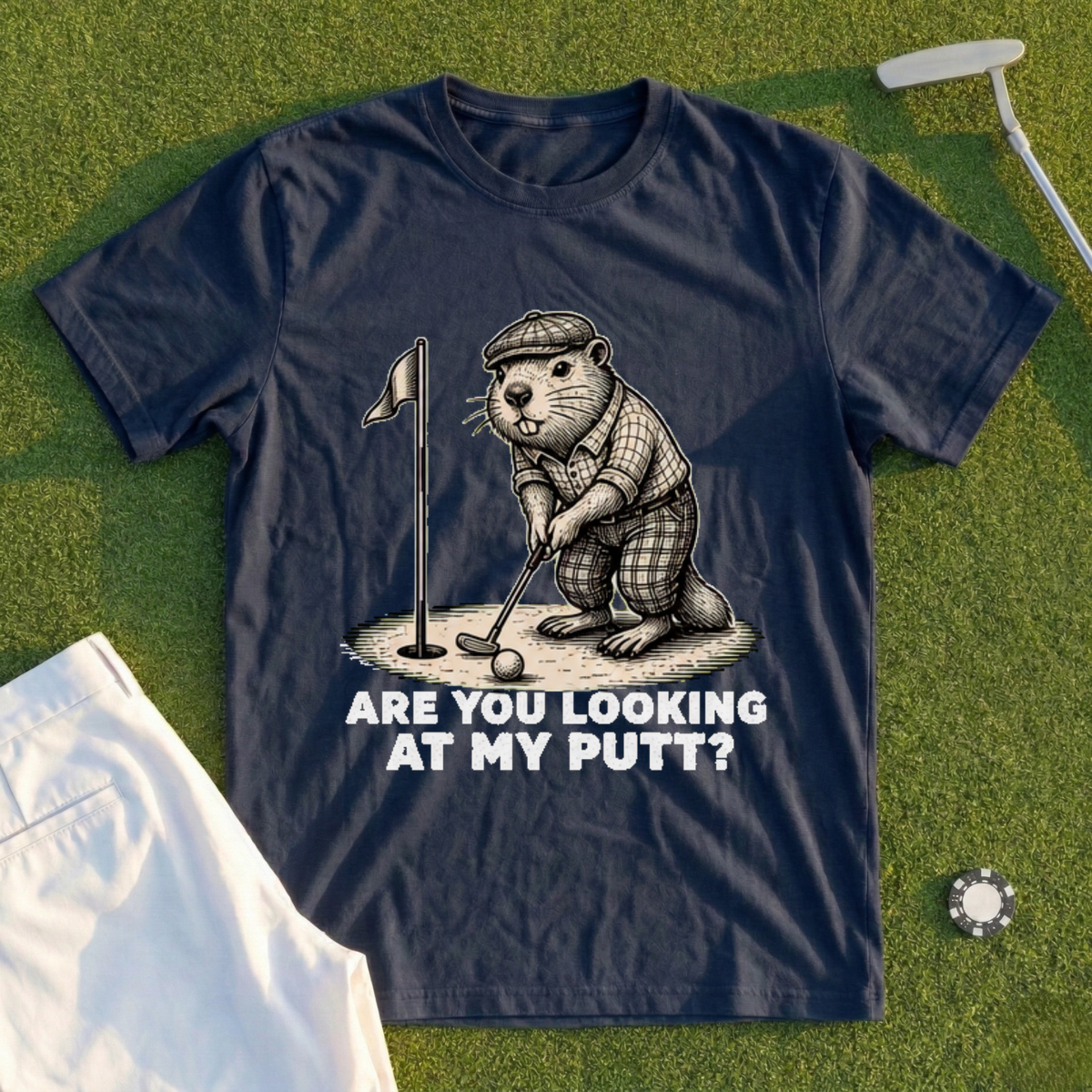 Looking at My Putt Tee