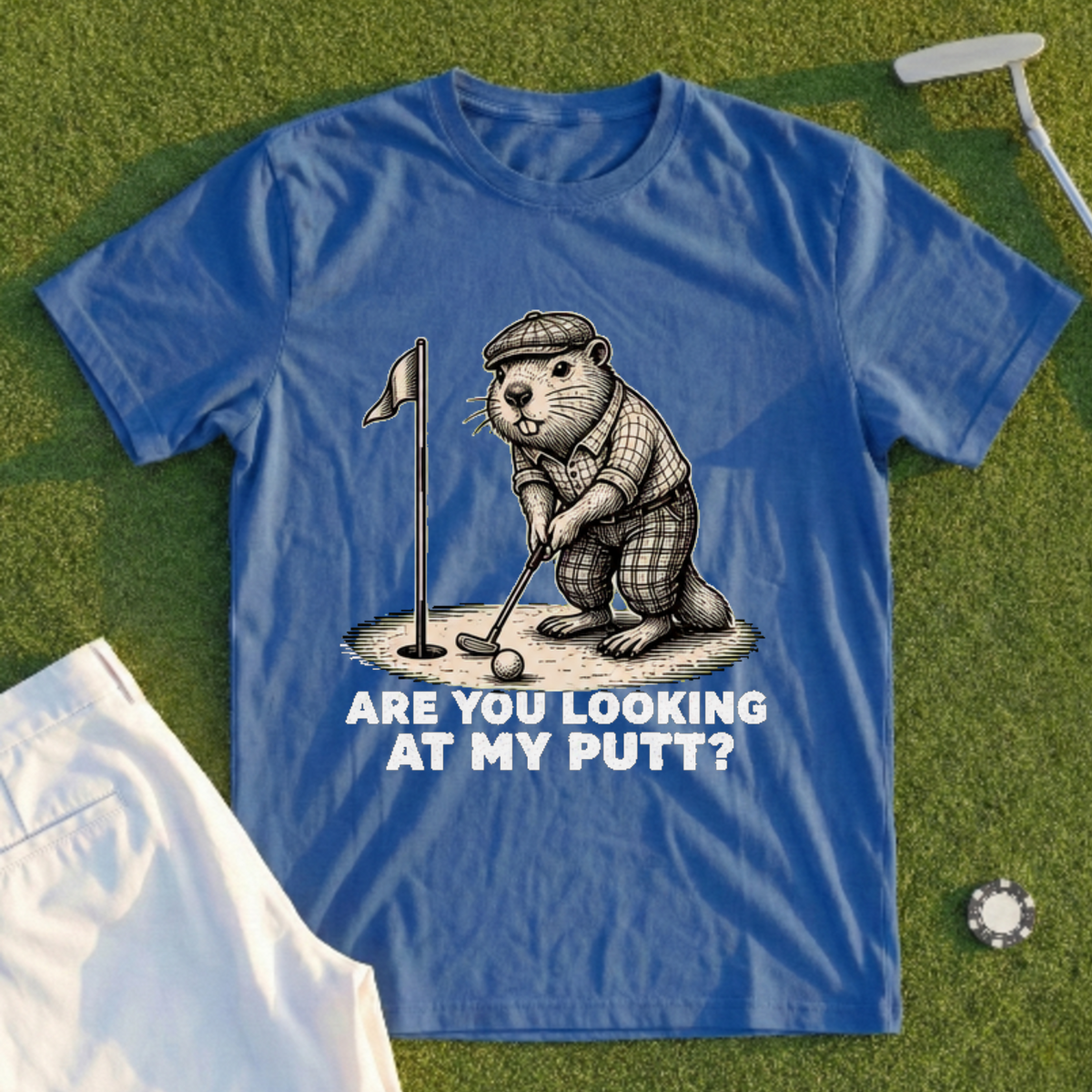 Looking at My Putt Tee