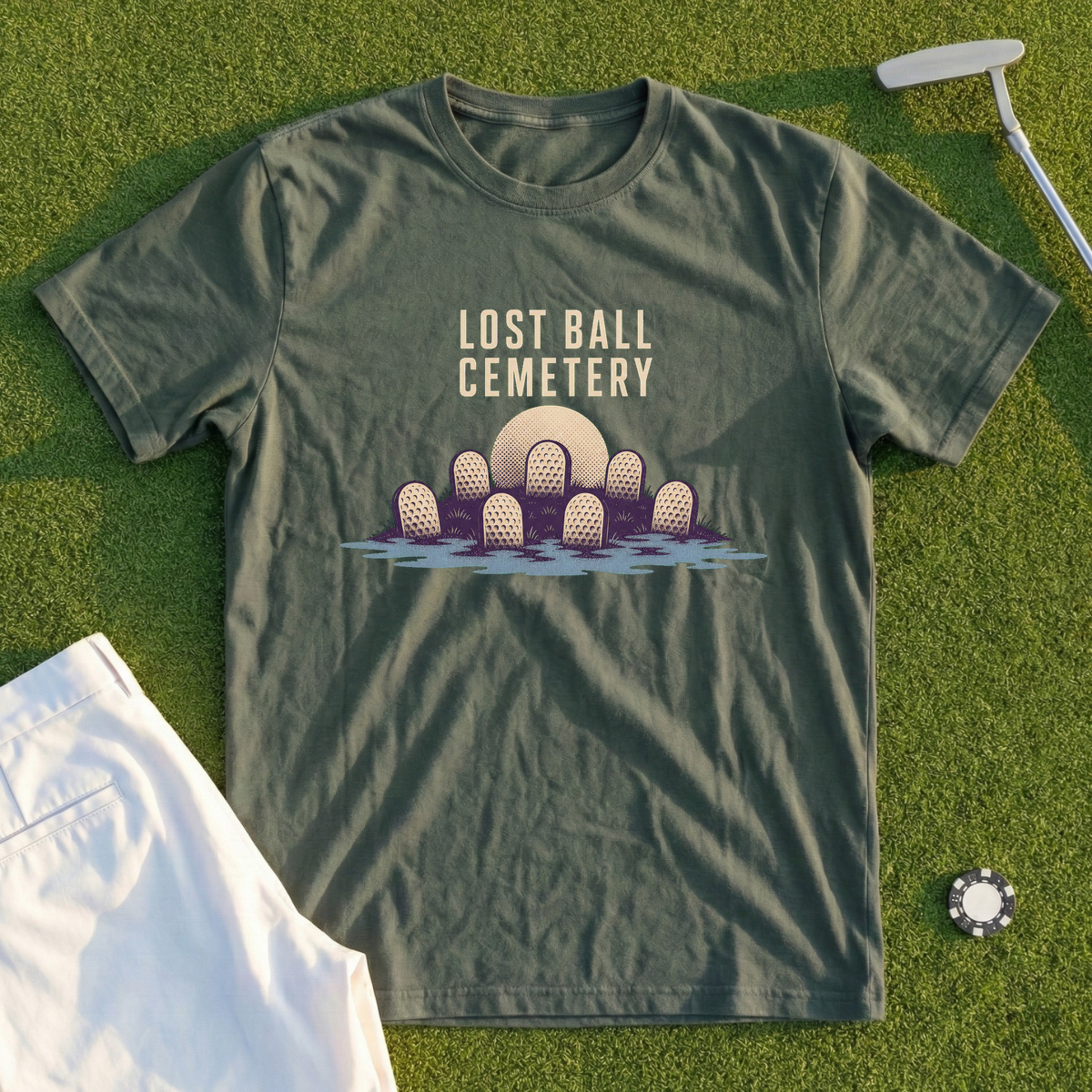 Lost Ball Cemetery Tee