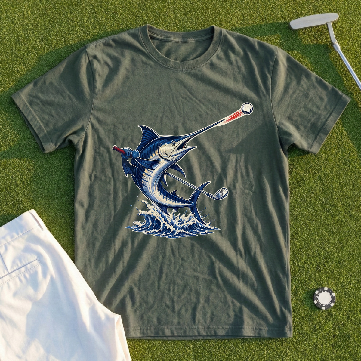 Marlin Long Drive Tee