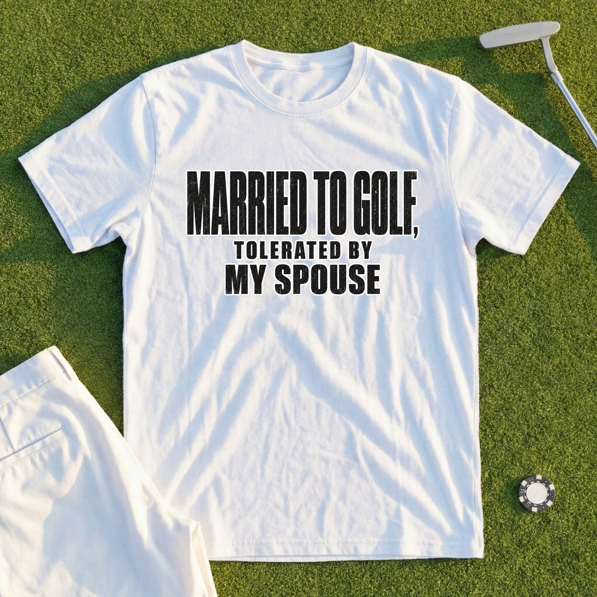 Married To Golf, Tolerated By My Spouse Tee