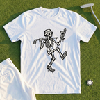 Martini Skeleton Strut Drip Tee