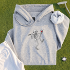 Martini Skeleton Strut Hoodie