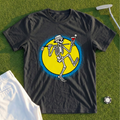 Martini Skeleton Strut Pop Art Tee