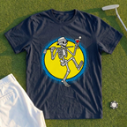 Martini Skeleton Strut Pop Art Tee