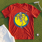 Martini Skeleton Strut Pop Art Tee