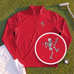 Martini Skeleton Strut Quarter Zip