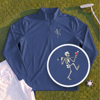 Martini Skeleton Strut Quarter Zip