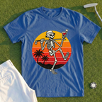Martini Skeleton Strut Sunset Tee