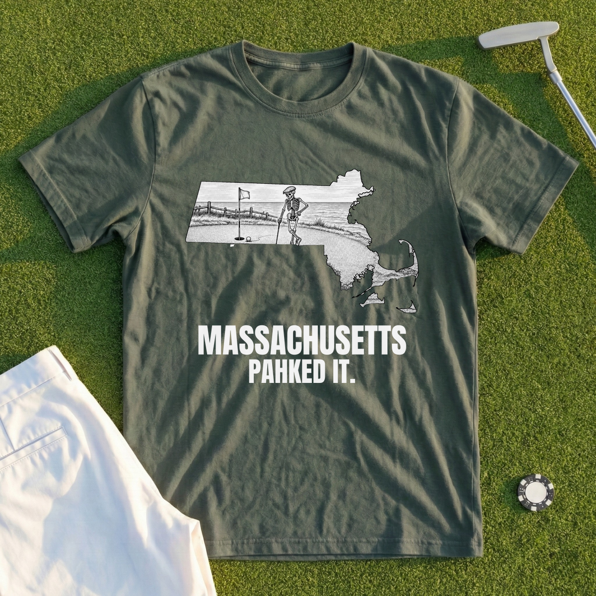Massachusetts Pahked It Tee