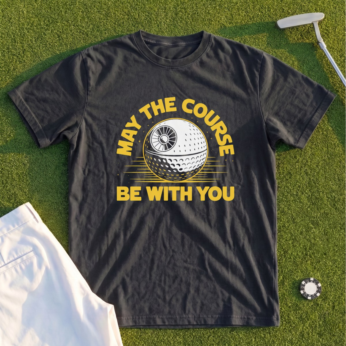 May The Course Be With You Premium Tee