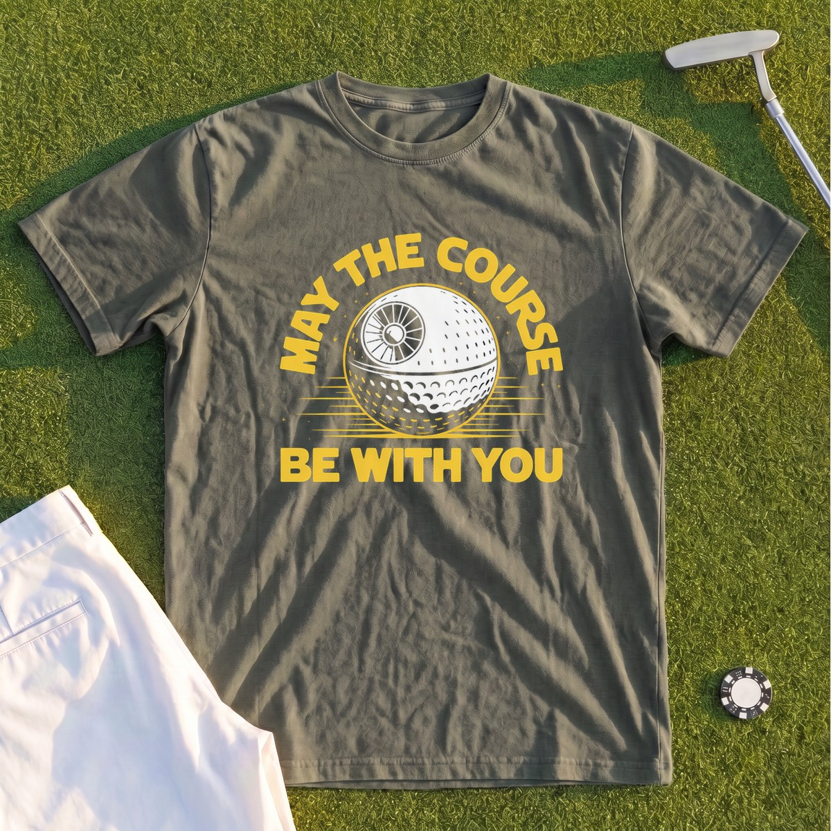 May The Course Be With You Premium Tee