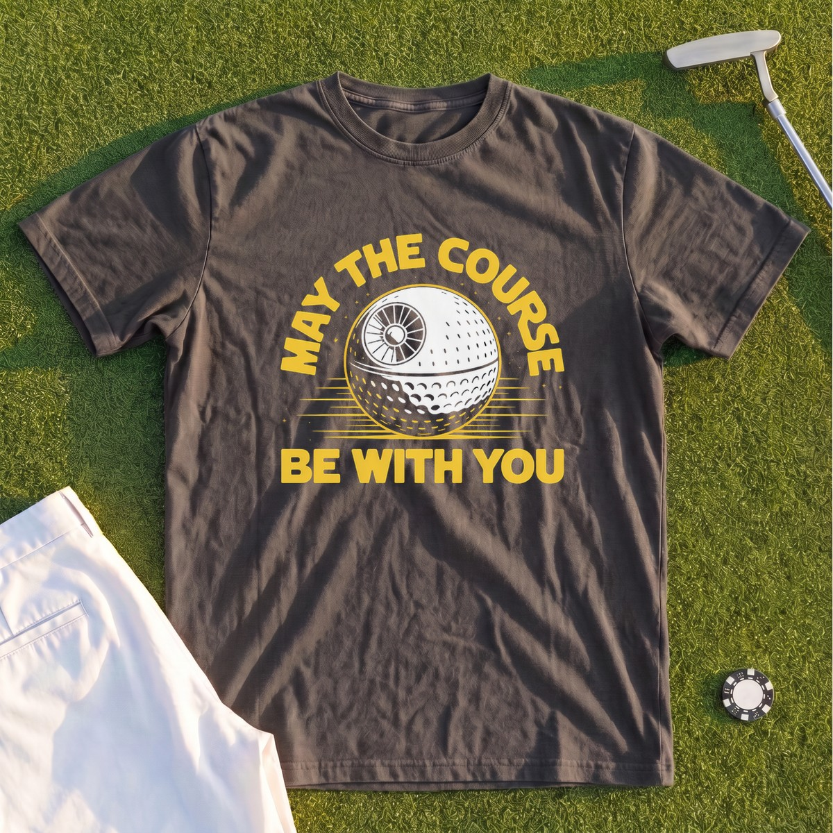 May The Course Be With You Premium Tee