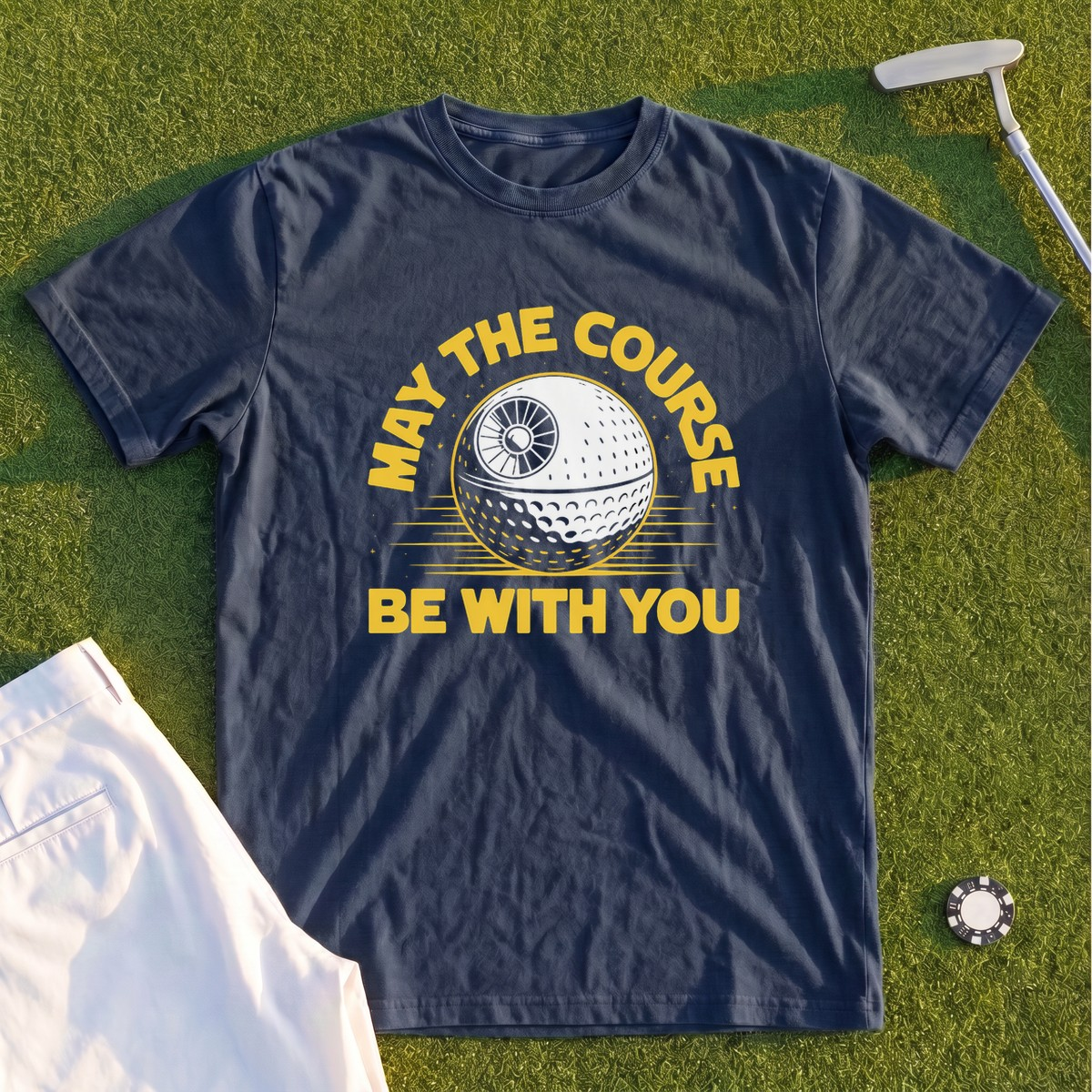 May The Course Be With You Premium Tee