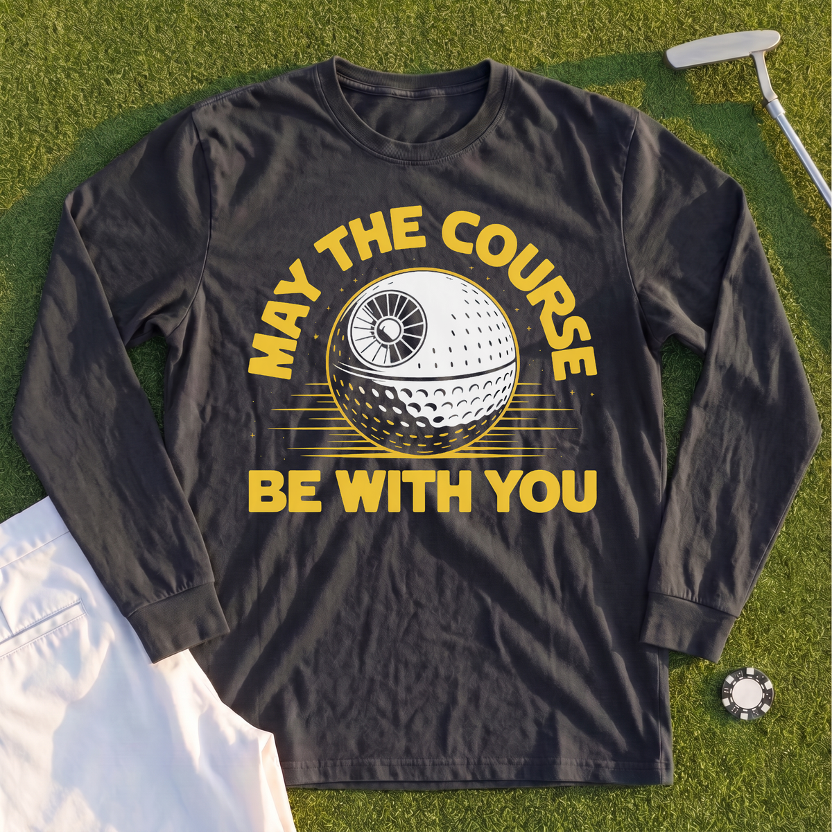 May The Course Be With You Long Sleeve Tee