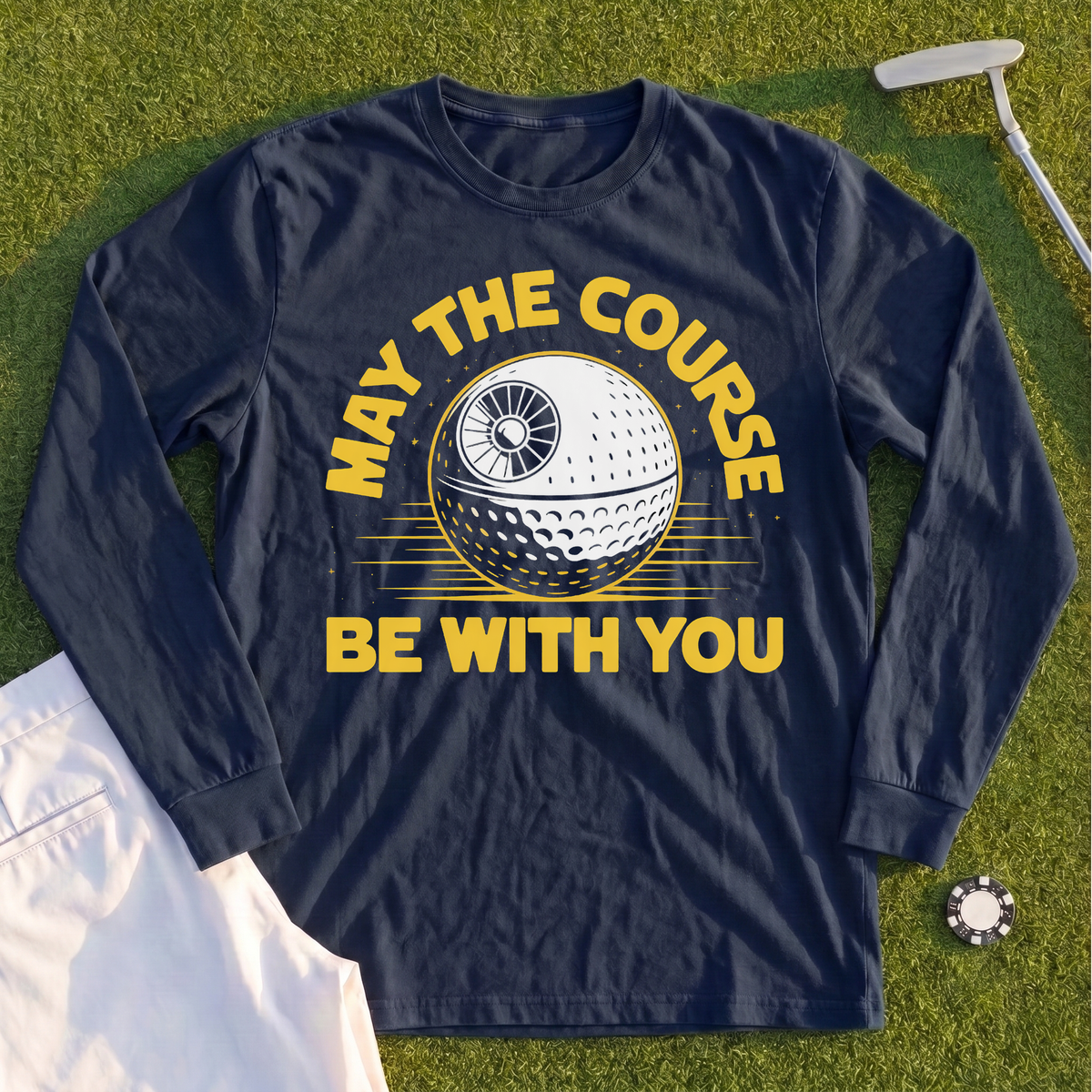 May The Course Be With You Long Sleeve Tee