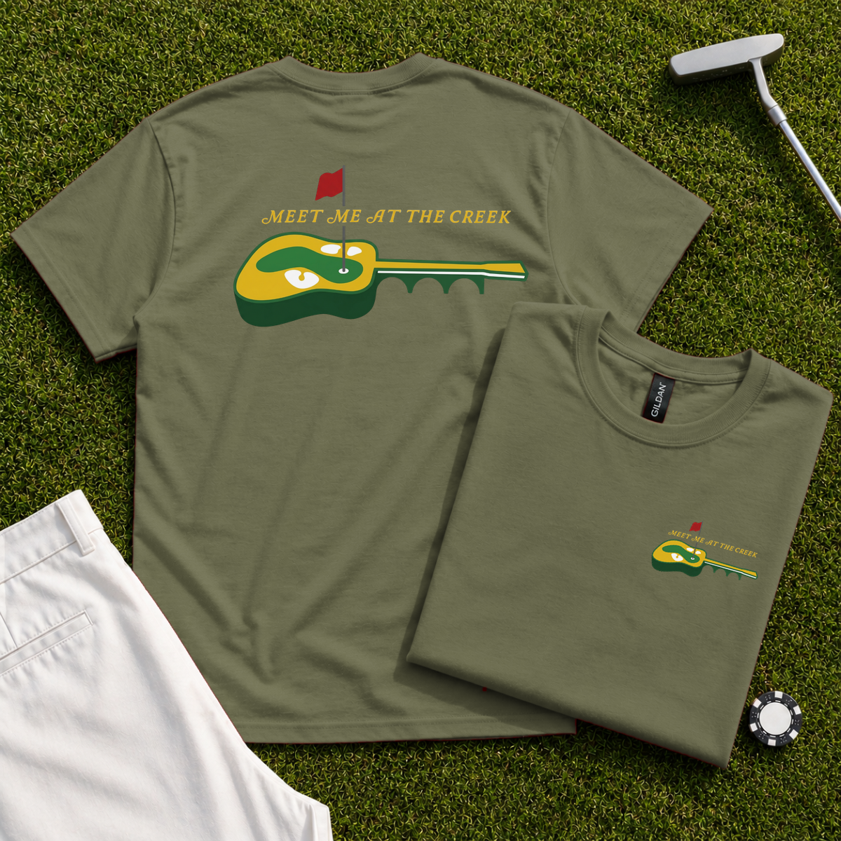 Meet Me At The Creek Back Print Tee