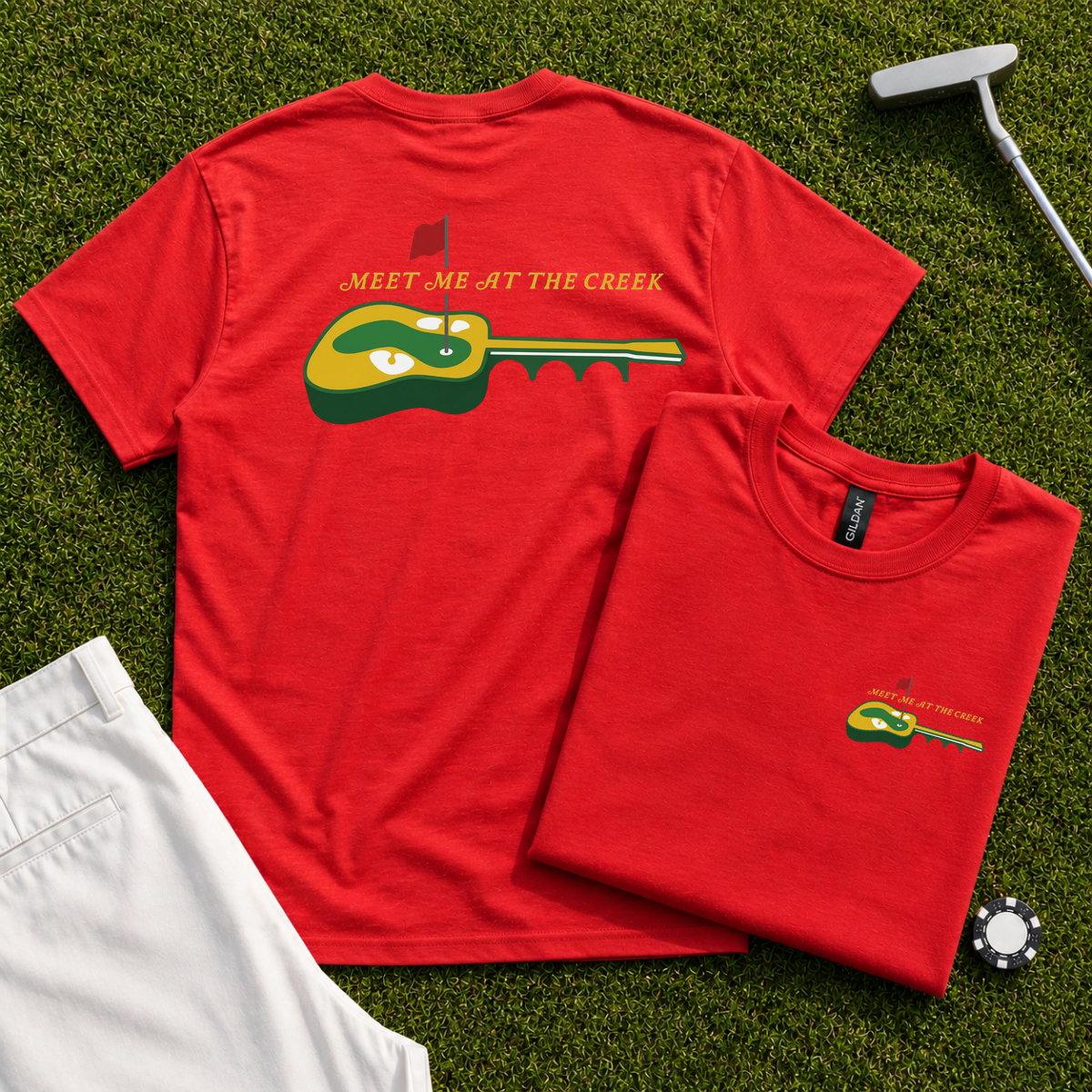 Meet Me At The Creek Back Print Tee
