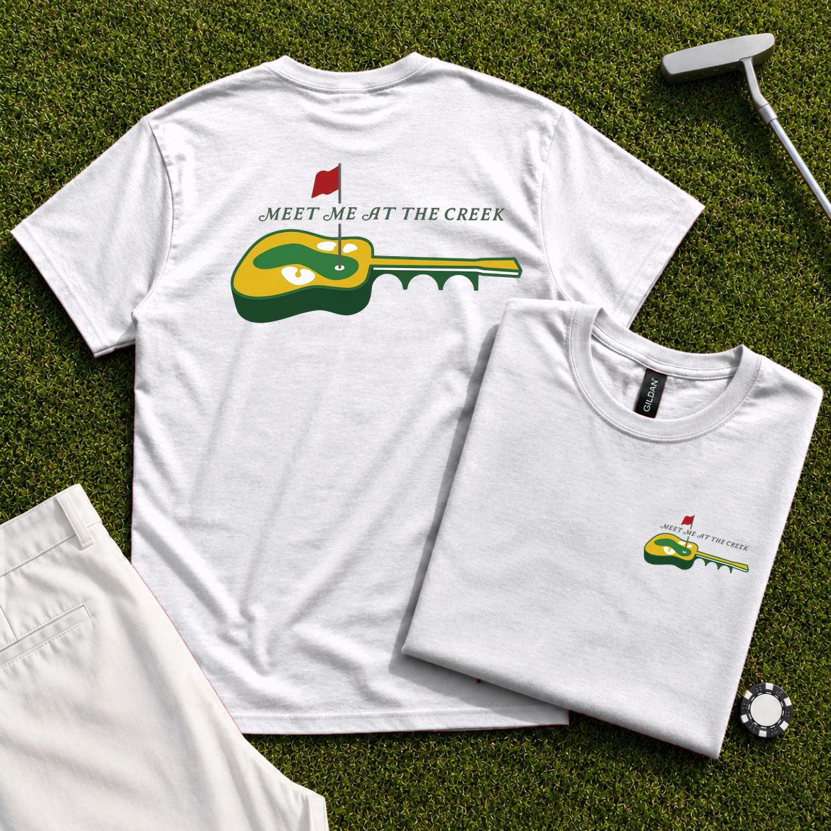 Meet Me At The Creek Back Print Tee