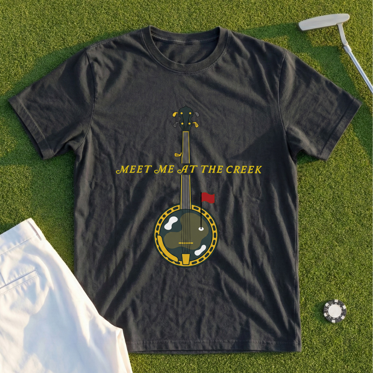 Meet Me At The Creek Banjo Tee
