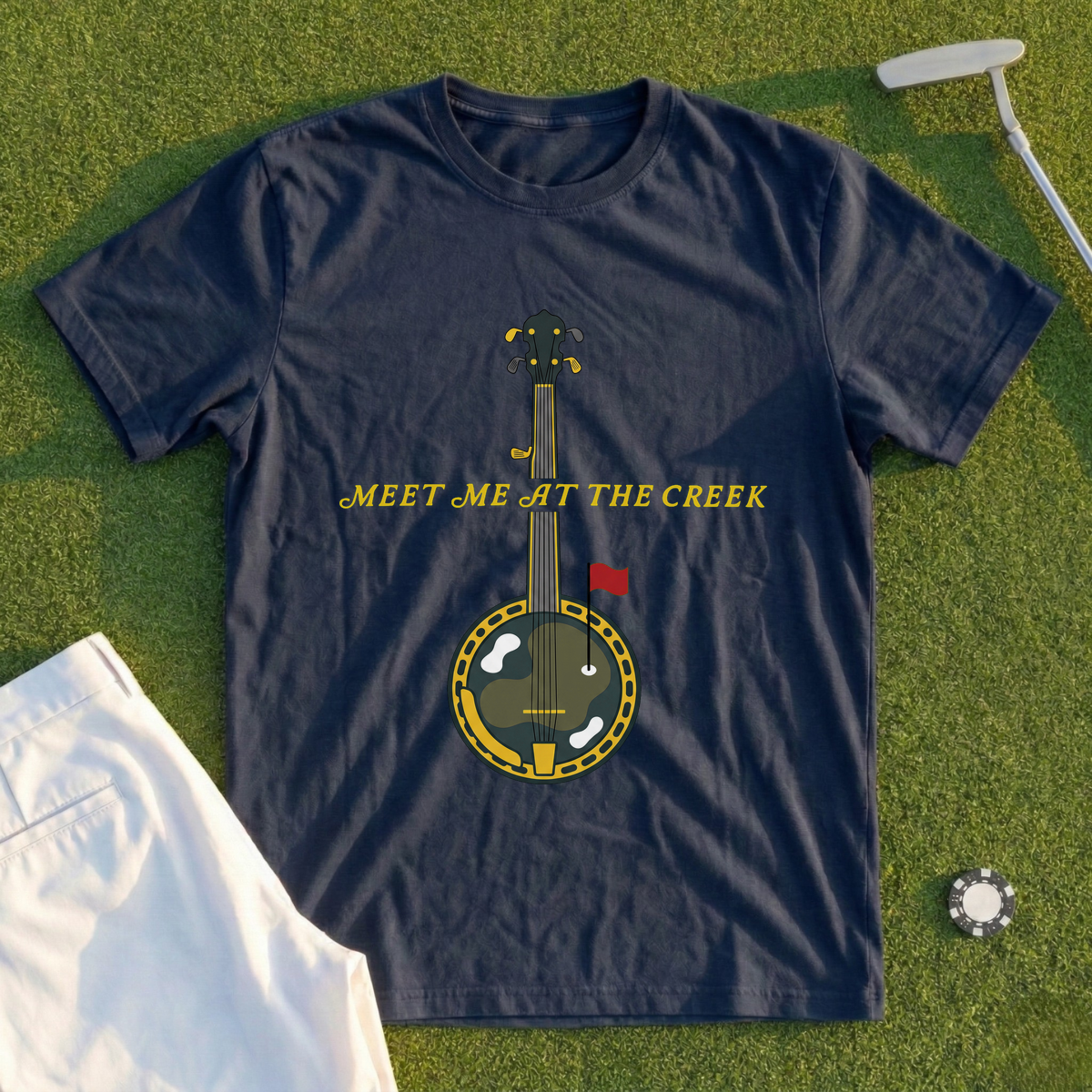 Meet Me At The Creek Banjo Tee
