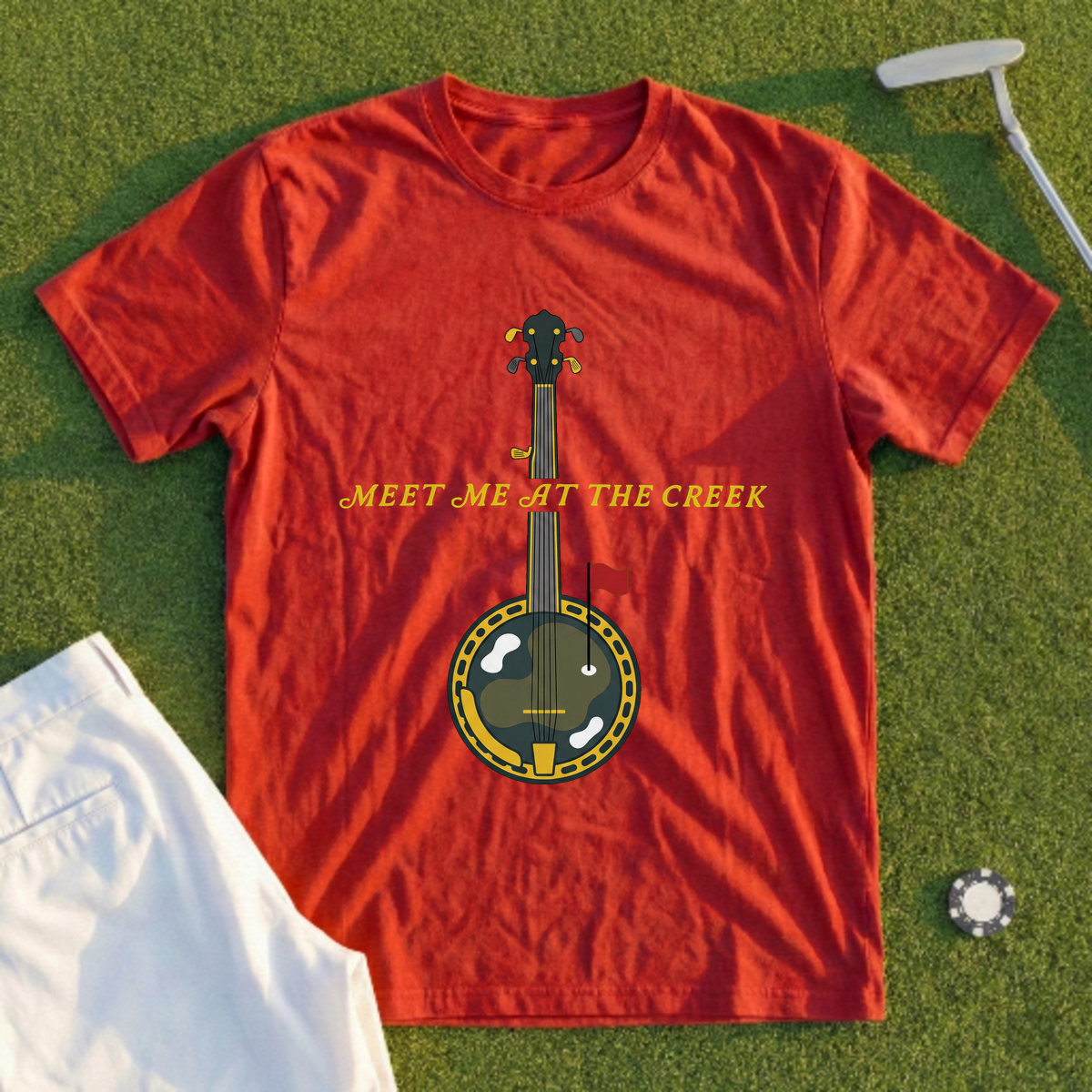 Meet Me At The Creek Banjo Tee