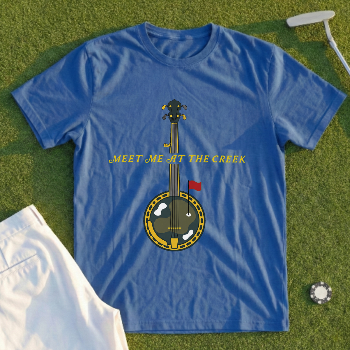 Meet Me At The Creek Banjo Tee