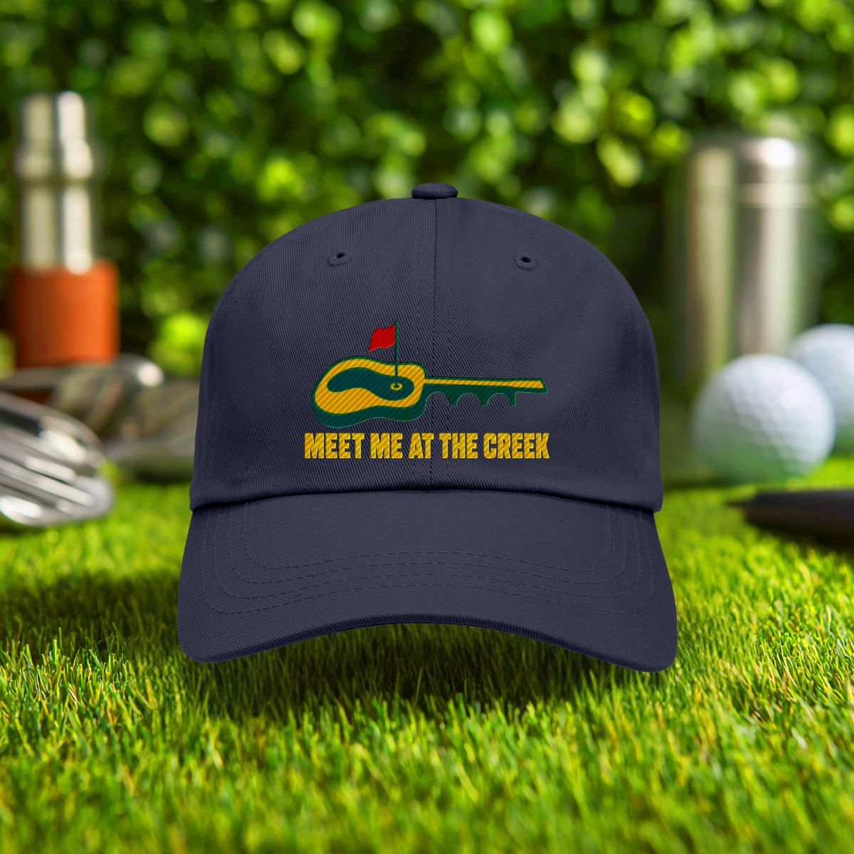 Meet Me At The Creek Embroidered Hat