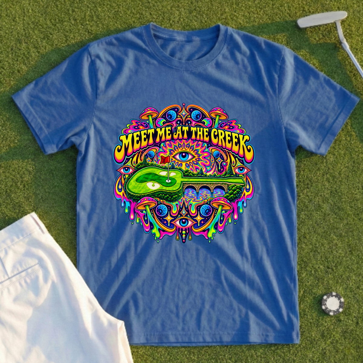 Meet Me At The Creek Psychedelic Tee