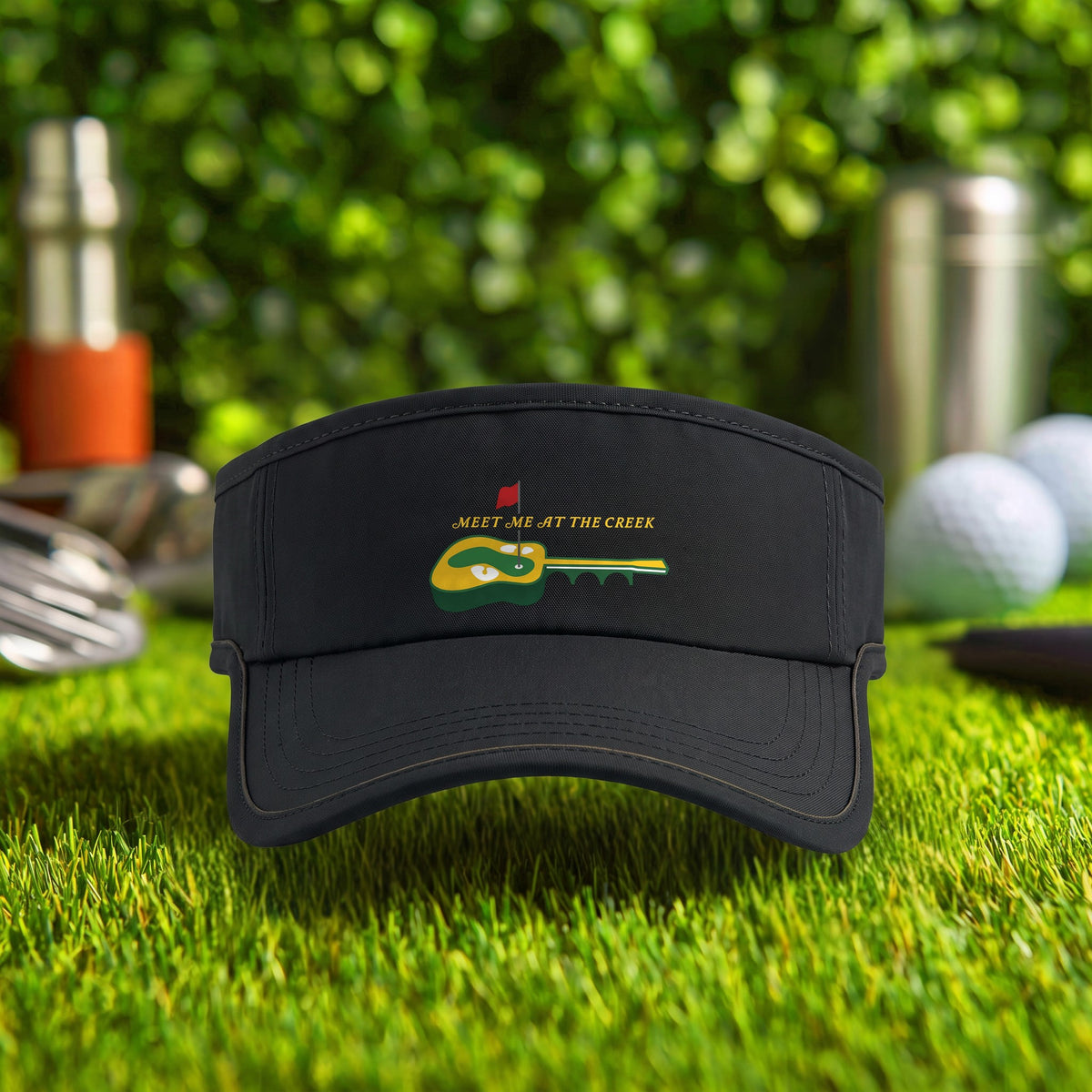 Meet Me At The Creek Visor in Black