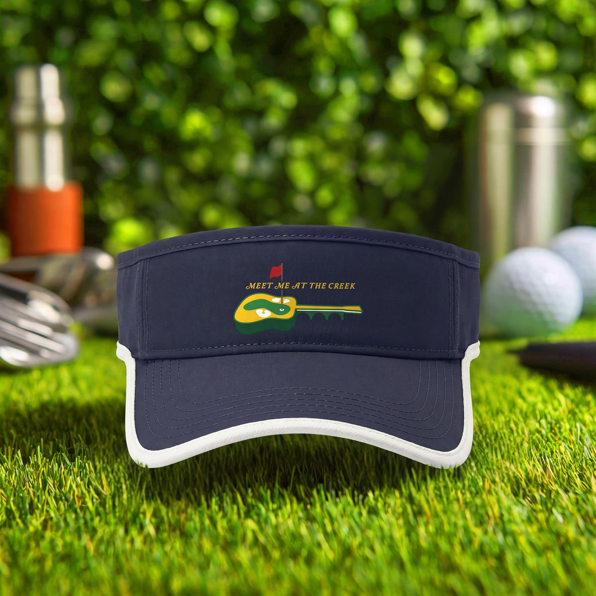 Meet Me At The Creek Visor in True Navy