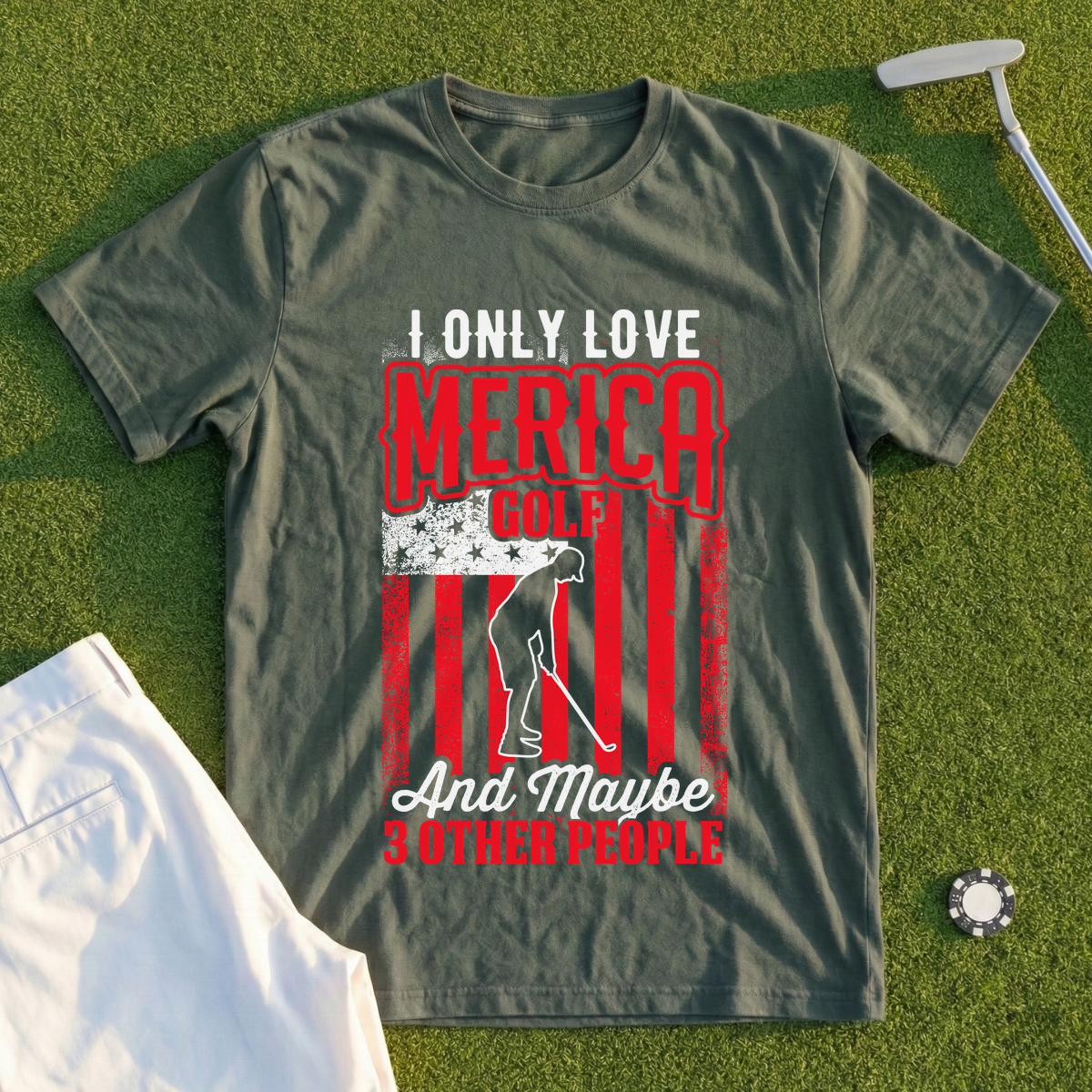 Merica Golf Tee