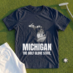 Michigan The Golf Glove State Tee