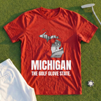 Michigan The Golf Glove State Tee