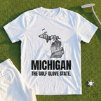 Michigan The Golf Glove State Tee