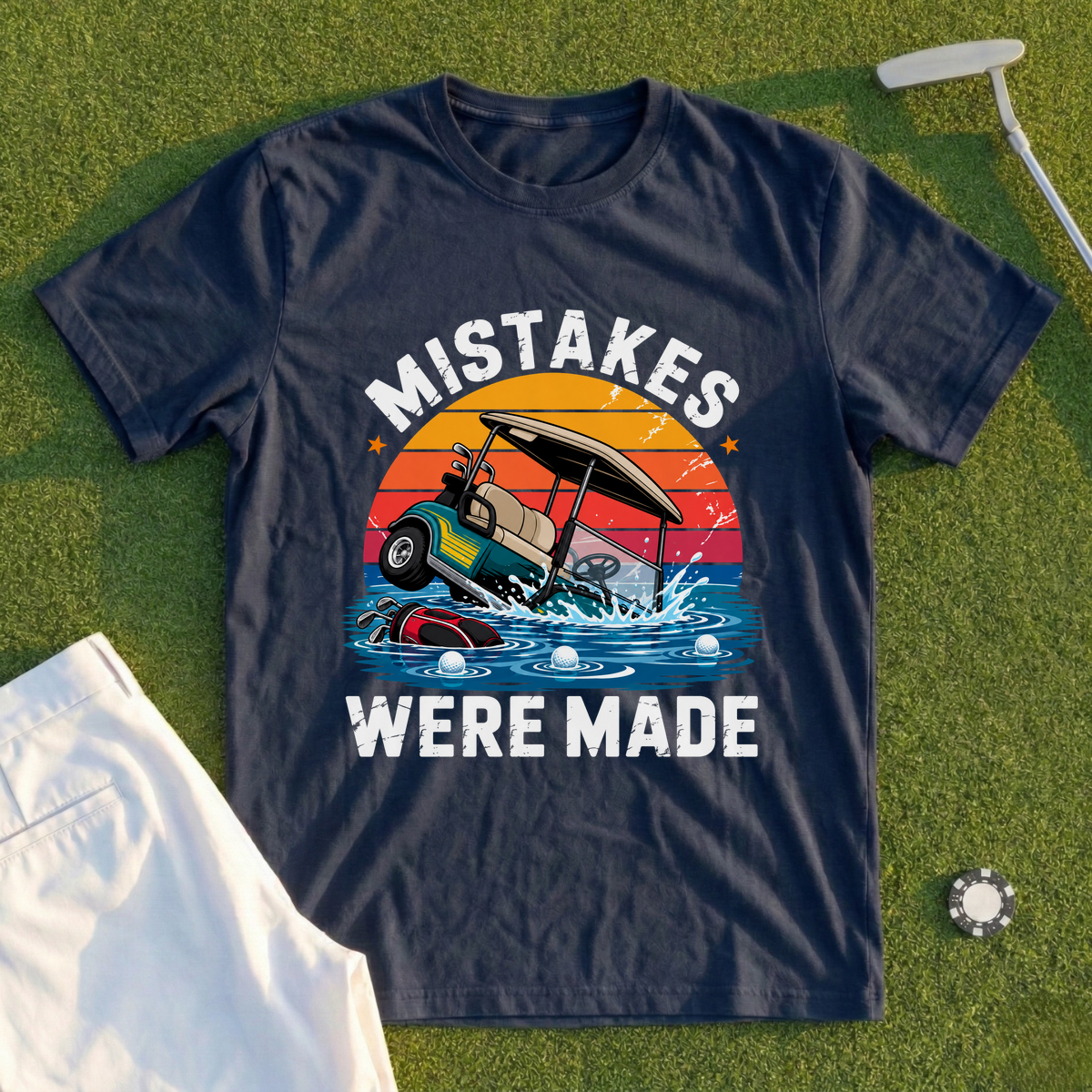 Mistakes Were Made Sinking Cart Tee