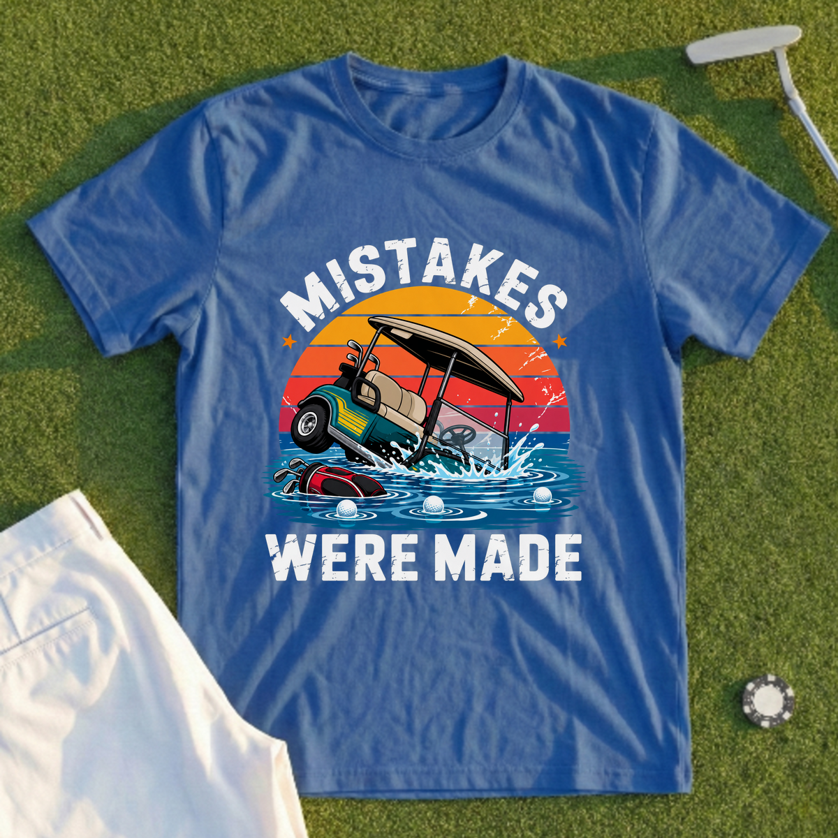 Mistakes Were Made Sinking Cart Tee