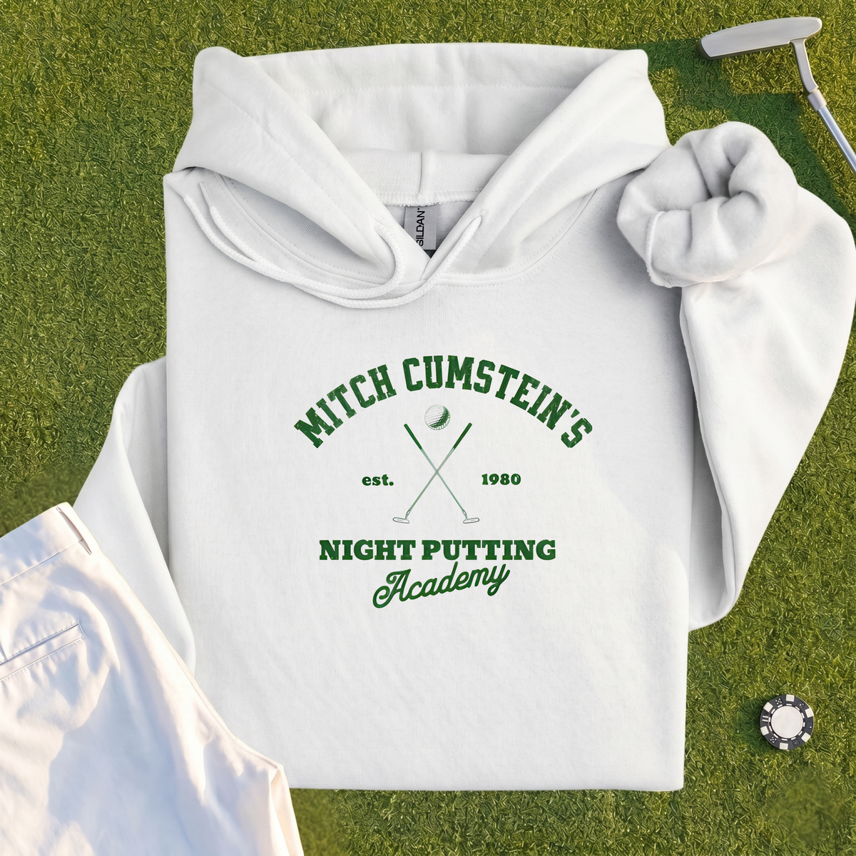 Mitch Cumstein Night Putting Hoodie