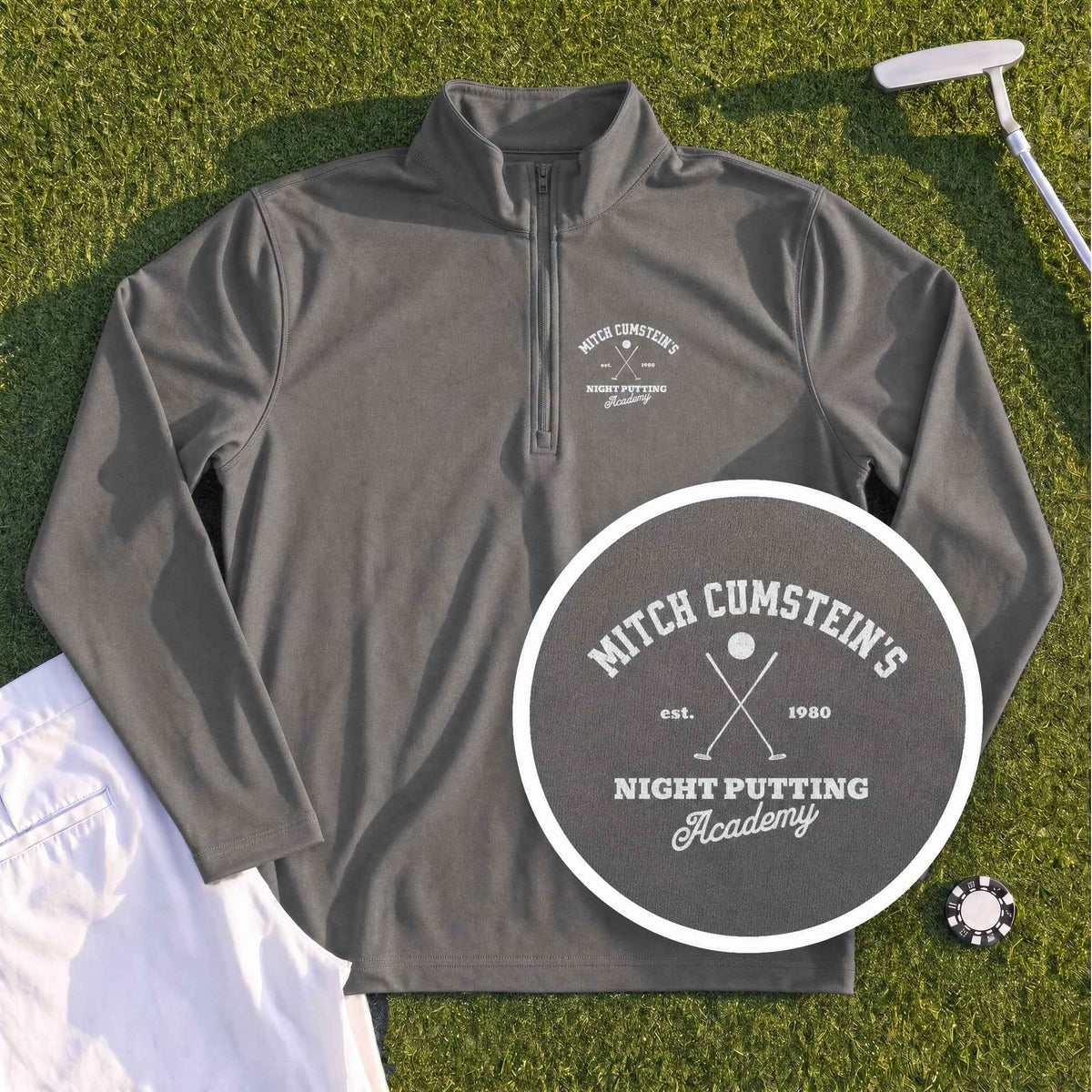 Mitch Cumstein Night Putting Quarter Zip