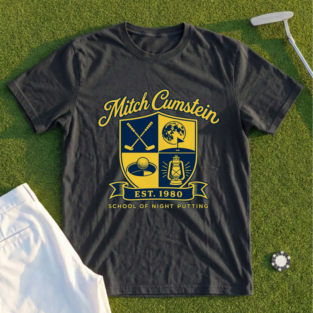 Mitch Cumstein School Crest Tee