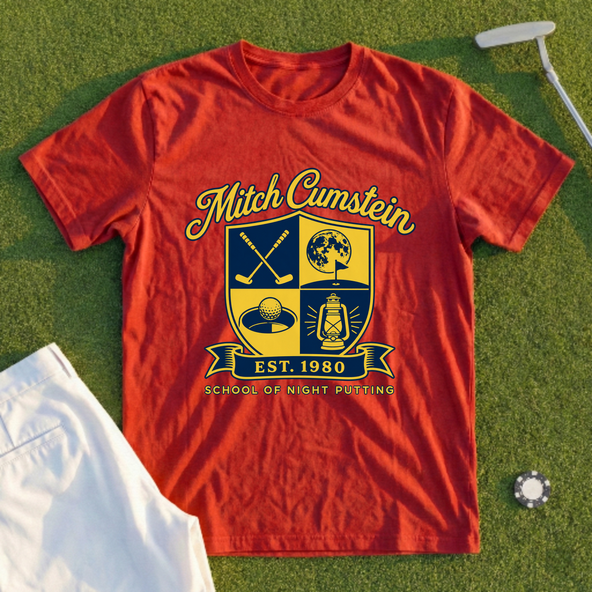 Mitch Cumstein School Crest Tee
