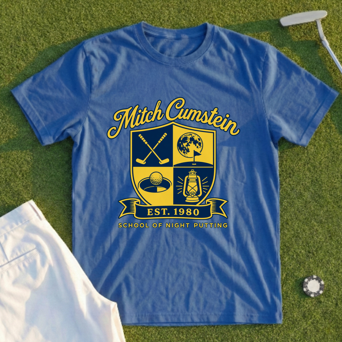 Mitch Cumstein School Crest Tee