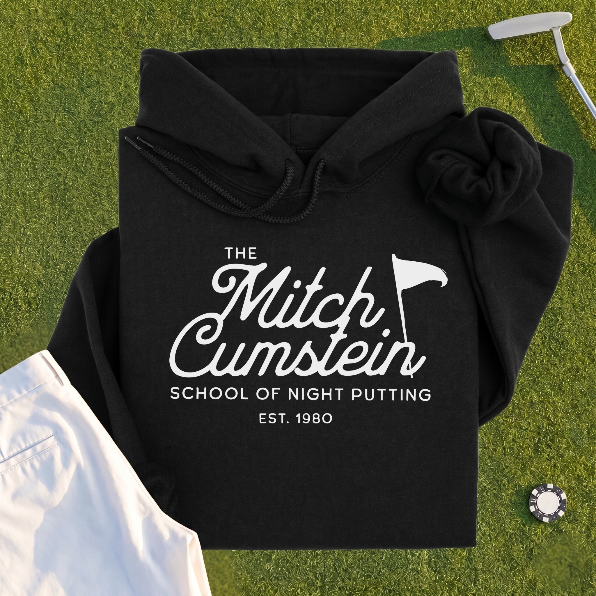 Mitch Cumstein School Of Night Putting Hoodie