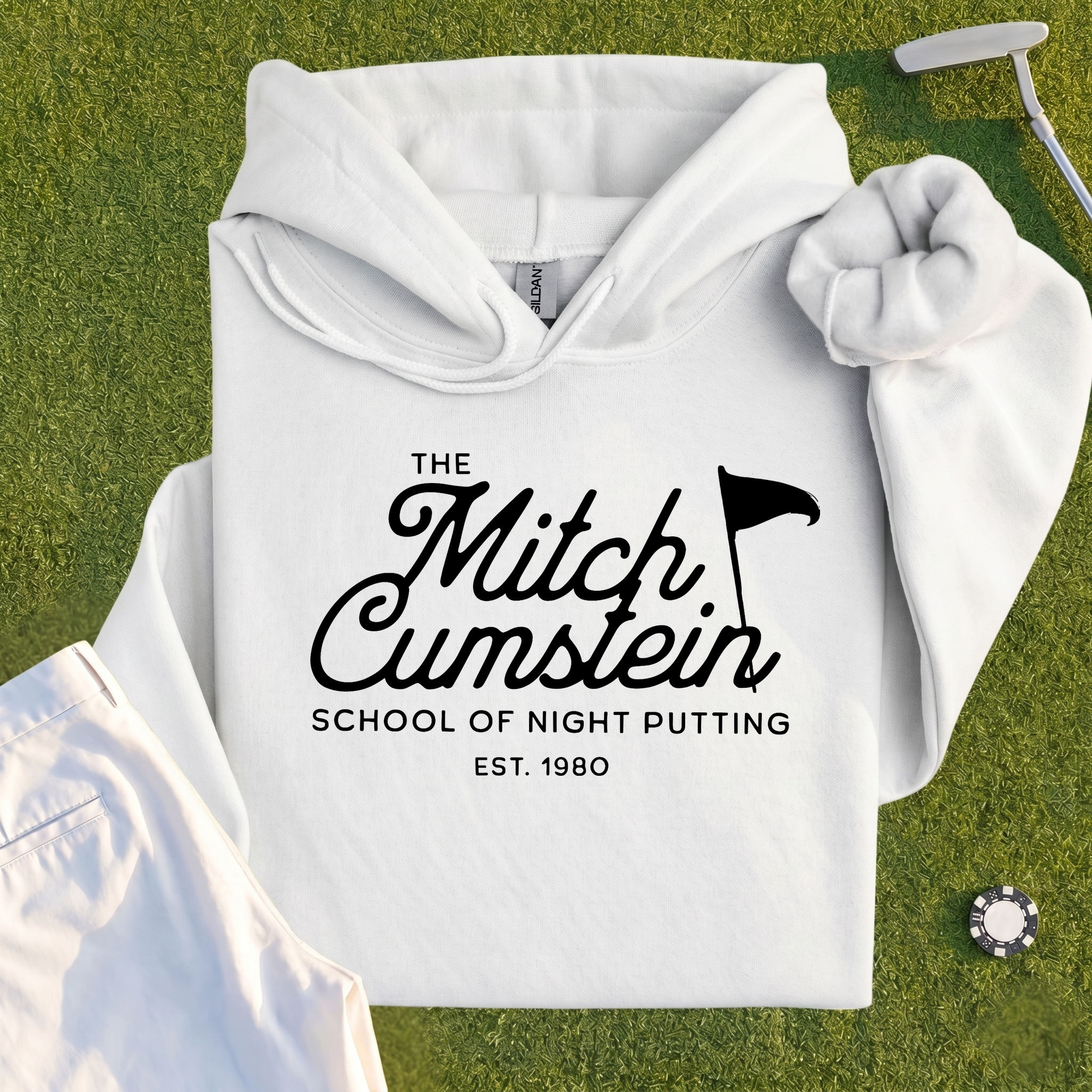 Mitch Cumstein School Of Night Putting Hoodie