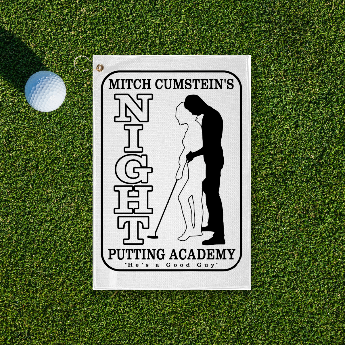 Mitch Cumstein's Night Putting Golf Towel
