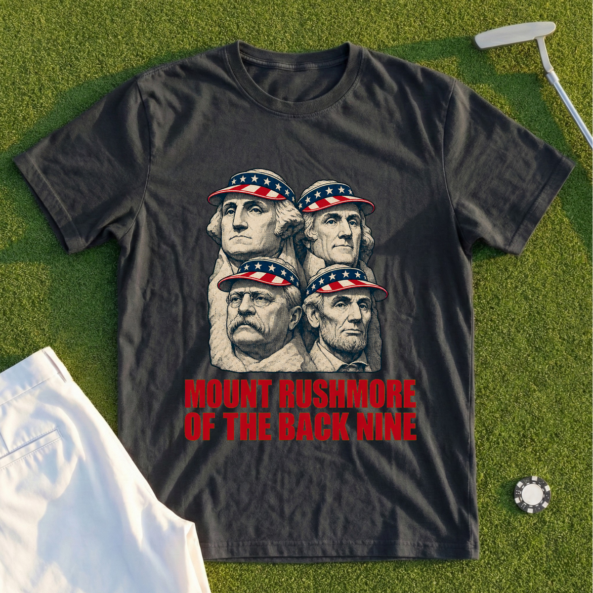 Mount Rushmore Of The Back Nine Tee
