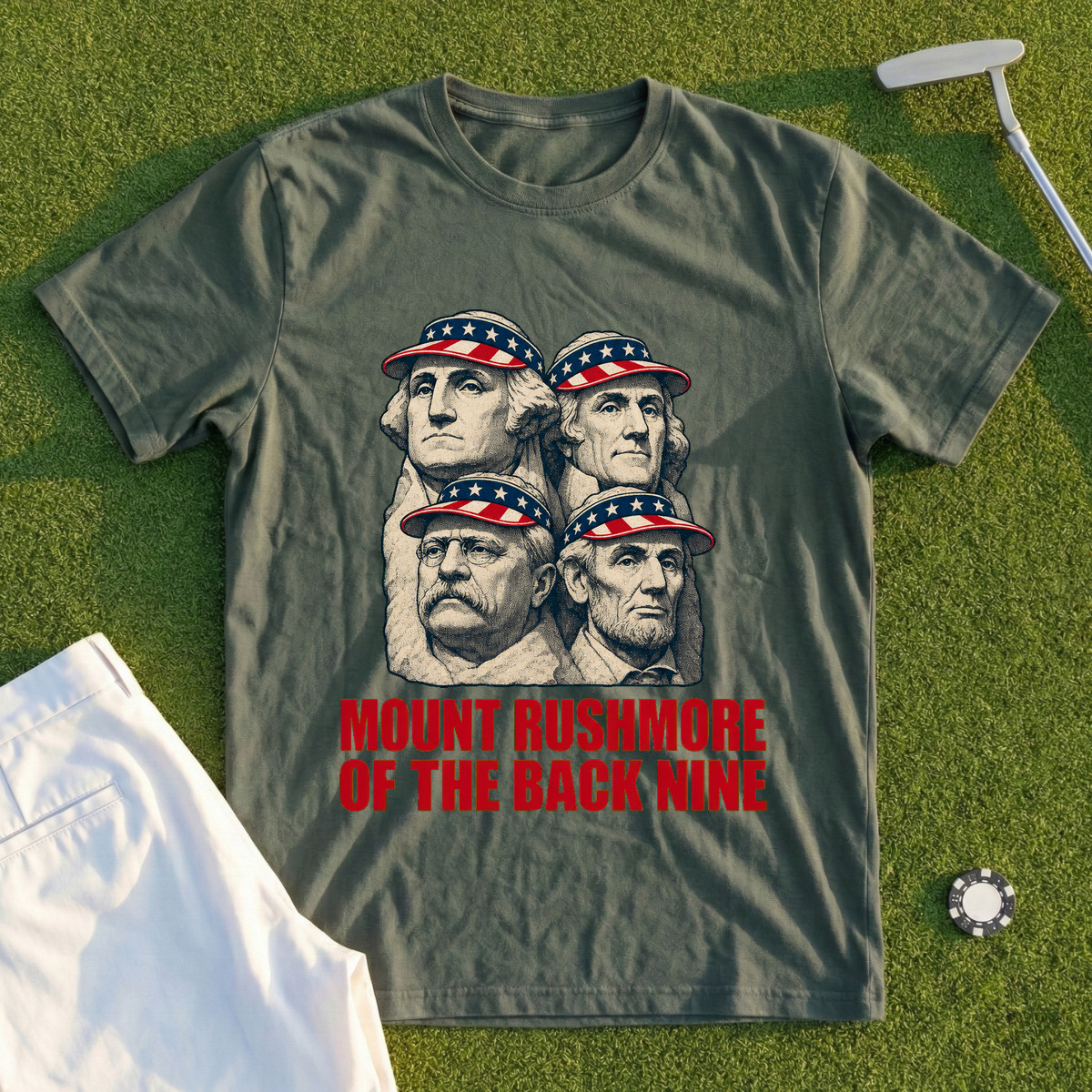 Mount Rushmore Of The Back Nine Tee