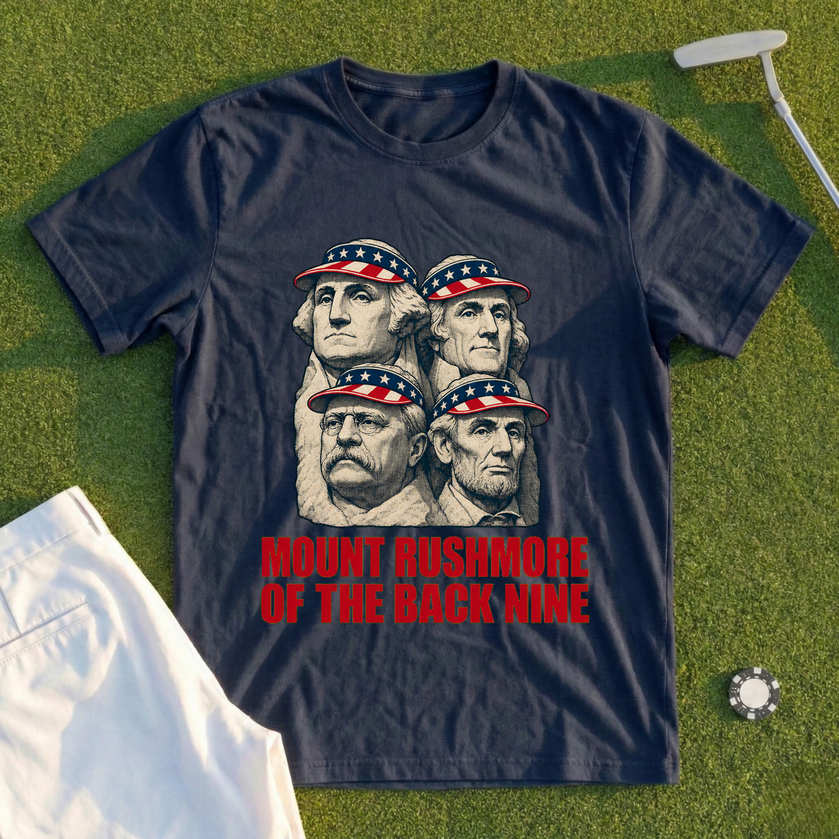 Mount Rushmore Of The Back Nine Tee