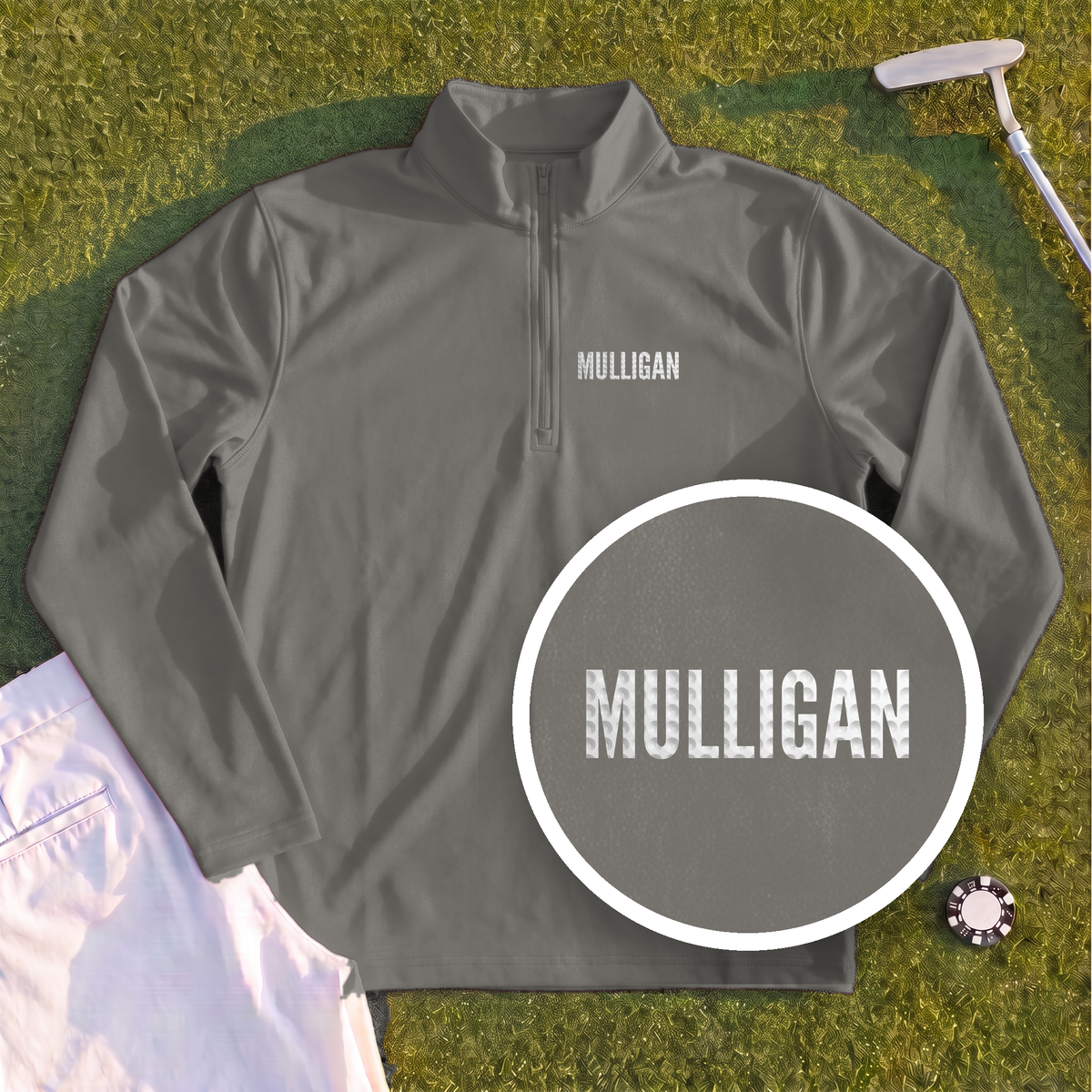 MULLIGAN Dimples Quarter Zip